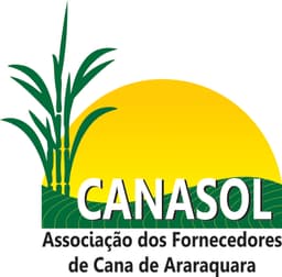 Logo Canasol — folhas de cana e sol